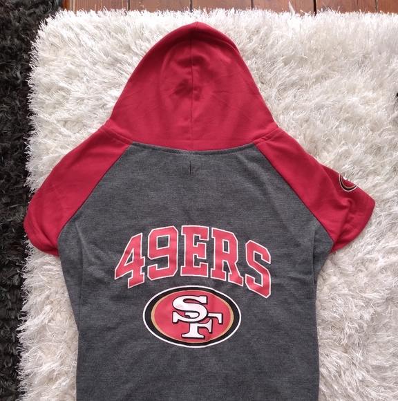 💥NWOT NFL 49ERS PET HOODY - Picture 8 of 11